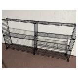 WIRE SHELF STURDY 62" W X 8" D X 31" H