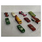 LESNEY DIE CAST TOY CARS, 10 TOTAL