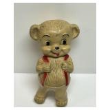 9" TALL SQUEAKY RUBBER BEAR BABY TOY