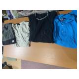 POLO GRAY AND BLACK LIGHT BLUE FRONT POCKET SHIRT