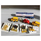 3 CAR KEY CHAINS, 4 STEELER PINS