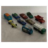 LESNEY /HOT WHEELS DIE CAST CARS, 10 TOTAL