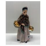 ROYAL DOULTON 9" H ORANGE LADY