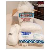 SMALL BAGS OF COTTON FIBER FILL 2 POLY PILLOW