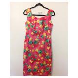 LADIES PINK COTTON LINED SCOOP NECK SLEEVELESS