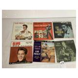 6 ELVIS PRESLEY 45 RECORDS