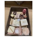 INDIAN EARTH 2 NEW FULL JARS - 3 EMPTY (BLUSH)