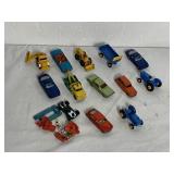 LESNEY/MATCHBOX DIE CAST TOY CARS, 12 TOTAL