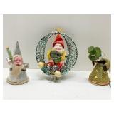 UNIQUE SANTA VINTAGE DECORATIONS