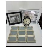 ACCORDION METAL PICTURE FRAME WITH 9 HOLES, DESK