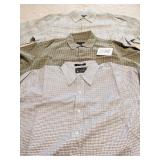THREE MENï¿½S VINTAGE COTTON SHIRTS VAN HEUSEN