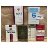 6 PACKS KENT, BELMONT, WINSTON