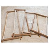 FOUR NEEDLEWORK EMBROIDERY ADJUSTABLE FRAMES 3