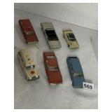 RAG STAR DIE CAST CARS, LESNEY AMBULANCE AND