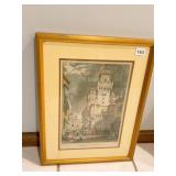 ENGRAVING BY J. GODFREY "FERRARTA IL CASTELLO" 21