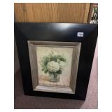 PRINT ON BOARD DANHUI NAI 22 X 18, FLOWERS IN