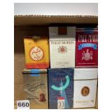6 PACKS CIGARETTES - PHILIP MORRIS, TRUSSARDI,