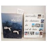 FRENCH COFFEE TABLE BOOKS BIRDS AND CASTLES