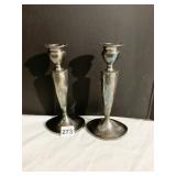 SILVERPLATE CANDLE STICKS