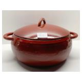 EMERIL CAST IRON COVERED CASSEROLE