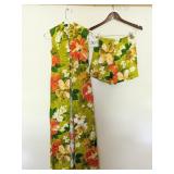 RETRO JARS 2 PC MAXI SLEEVELESS TOP AND SHORT
