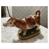 SHLEY PORCELAIN COW COFFEE CREAMER/ TEA POT