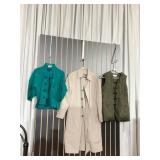 LONDON FOG 36 SHORT JACKET, PLUM BLOSSOM L VEST,