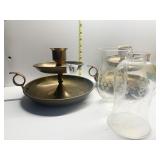 CANDLE HOLDERS W/ SHADES