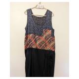 ANTIQUE LADIES DRESS FLAPPER STYLE LONG WAIST