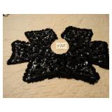 FRAGILE ANTIQUE SEQUINED COLLAR WITH RUFFLE