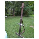 WOOD ARTISTS EASEL ADJUSTABLE MADE IN BROOKLYN NY