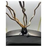 Z GALLERIES 10" X 19" WIDE METALLIC VASE PLUS