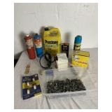 NAILS, PROPANE, ANTIFREEZE, CASTERS, WALLPAPER