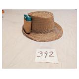 RETRO 60S RAT PACK WOVEN STRAW MENï¿½S HAT WITH
