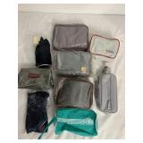 AIRLINE TOILETRY BAGS INCLUDING UNITED,