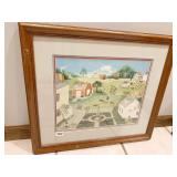 LINDA NELSON STOCKS 1988 FARMLAND SCENE 145/1500
