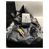 COW PRINT CAR SEAT COVER, DASHBOARD CAM, FUSES