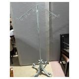 IRON STURDY ORNATE COAT RACK 68" H X 34" W