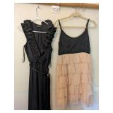 TWO JUNIORS PARTY DRESSES MAX & CLEO BLACK