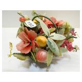 CARVED STONE FLORAL ARRANGEMENT MADE IN CHINA