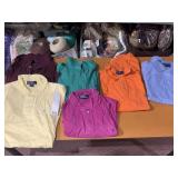 POLO XXL SHORT SLEEVE 6 TOTAL YELLOW ORANGE BLUE
