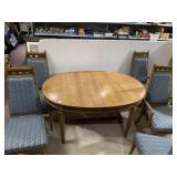 1960 DINING TABLE, BELIEVED TO BE DREXEL,