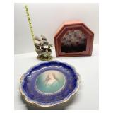 ARNARTCREATION JAPAN BIRD FIGURE, WOOD DISPLAY,