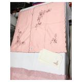 TABLECLOTH HAND MADE WITH NAPKINS, ETC.