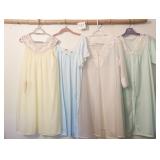 LADIES LINGERIE GROUP 4 PCS 2 NYLON GOWNS 2 NYLON