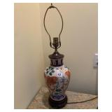 FISH MOTIF LAMP WOOD BASE