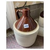 TAN/BROWN JUG #2 WITH HORSESHOE