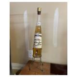 LIQUOR BOTTLE W/ SPOUT AND STAND