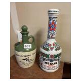 METAXA BOTTLE, TULLAMORE IRISH WHISKEY JUG