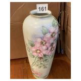 HAND PAINTED AUSTRIA VASE 9.5H